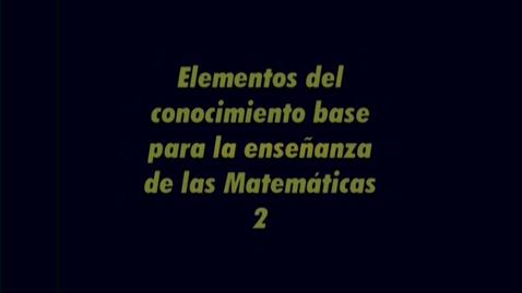 Miniatura para la entrada ELEMENTOS DEL CONOCIMIENTO BASE PARA LA ENSEÑANZA DE LAS MATEMÁTICAS (I). LA COMPRENSIÓN DEL SIGNIFICADO DEL NÚMERO. CONTEXTO: CARDINAL I (REMASTERIZACIÓN)