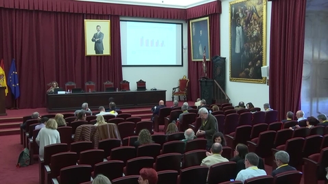 Miniatura para 87.ª ASAMBLEA DE LA CONFERENCIA NACIONAL DE DECANAS Y DECANOS DE FACULTADES DE MEDICINA ESPAÑOLAS. SESIÓN DEL 28 (TARDE)