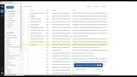 Miniatura para Exportar referencias de Zotero a Mendeley Reference Manager