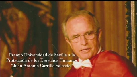 Miniatura para la entrada ACTO DE ENTREGA DEL PREMIO UNIVERSIDAD DE SEVILLA A LA PROTECCIÓN DE DERECHOS HUMANOS "JUAN ANTONIO CARRILLO SALCEDO"