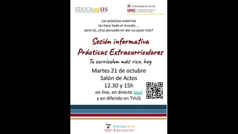 Thumbnail for PRÁCTICAS EXTRACURRICULARES PARA LA FACULTAD DE CIENCIAS DE LA EDUCACIÓN