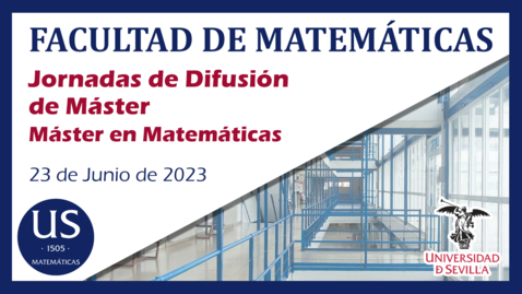 Miniatura para la entrada Difusión del Máster Universitario en Matemáticas