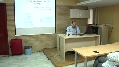 Miniatura para JORNADAS PRESENCIALES MÁSTER DE DOLOR. PARTE 6/7