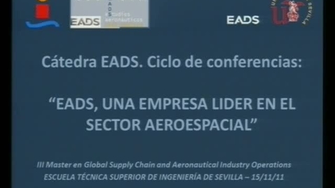 Miniatura para la entrada CÁTEDRA EADS: EADS, UNA EMPRESA LIDER EN EL SECTOR AEROESPACIAL