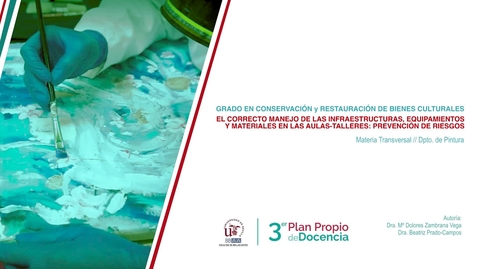 Miniatura para EL CORRECTO MANEJO DE LAS INFRAESTRUCTURAS, EQUIPAMIENTOS Y MATERIALES EN LAS AULAS-TALLERES: PREVENCIÓN DE RIESGOS