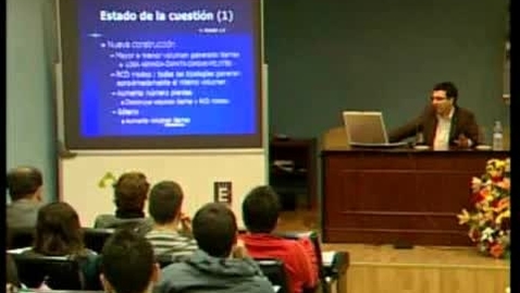 Miniatura para I SEMINARIO SOBRE LA GESTIÓN AMBIEMTAL EN LA EDIFICACIÓN. PARTE 3/4