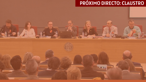Miniatura para 29 ENERO. 10:30 H.: SESIÓN CONSTITUTIVA DEL CLAUSTRO UNIVERSITARIO
