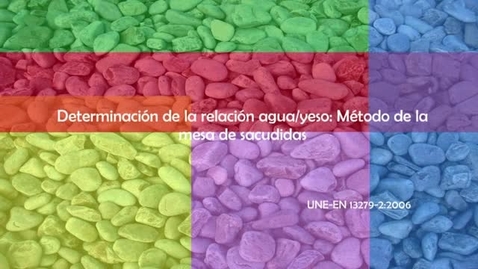 Miniatura para DETERMINACIÓN DE LA RELACIÓN AGUA/YESO: MÉTODO DE LA MESA DE SACUDIDAS