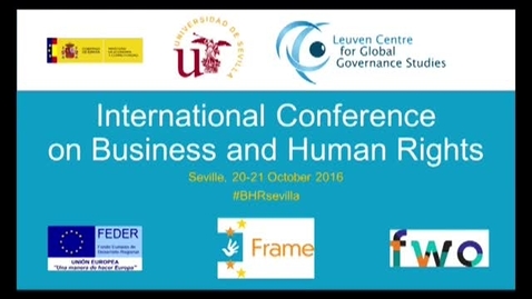 Miniatura para INTERNATIONAL CONFERENCE ON BUSINESS AND HUMAN RIGHTS. CLAUSURA. PARTE 9/9