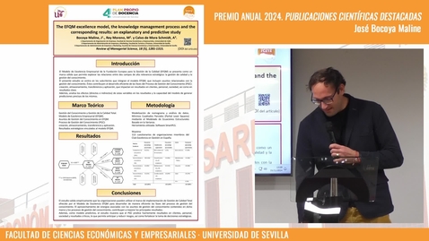 Thumbnail for PREMIO ANUAL 2024. PUBLICACIONES CIENTÍFICAS DESTACADAS. JOSÉ BOCOYA MALINE
