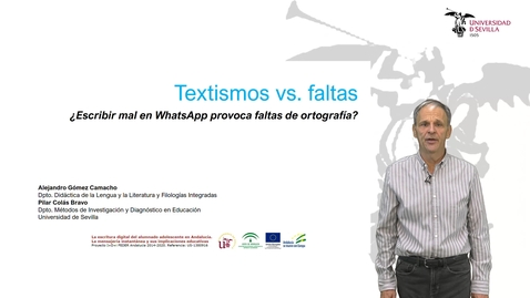 Miniatura para TEXTISMOS VS. FALTAS. ¿ESCRIBIR MAL EN WHATSAPP PROVOCA FALTAS DE ORTOGRAFÍA?