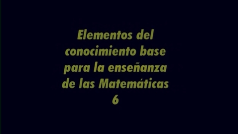 Miniatura para la entrada ELEMENTOS DEL CONOCIMIENTO BASE PARA LA ENSEÑANZA DE LAS MATEMÁTICAS (II) PROCESOS DE RESOLUCIÓN DE PROBLEMAS ARITMÉTICOS ELEMENTALES. FRACCIONES. LA RELACIÓN PARTE-TODO (REMASTERIZACIÓN)