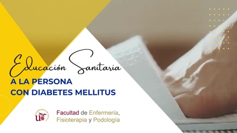 Miniatura para la entrada EDUCACIÓN SANITARIA A LA PERSONA CON DIABETES MELLITUS: RECOMENDACIONES GENERALES