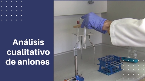 Miniatura para ANÁLISIS CUALITATIVO DE  ANIONES
