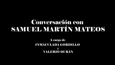 Miniatura para I Seminario permanente Cátedra RTVE-US: Samuel Martín Mateos (La 2)