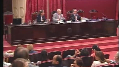 Miniatura para COLOQUIO INTERNACIONAL &quot;LEER EN EL SIGLO XXI, UNIVERSIDADES Y LECTURAS EN LA SOCIEDAD DEL CONOCIMIENTO&quot;. CONFERENCIA PLENARIA DE ROMÁN GUBERN: &quot;LOS NUEVOS SOPORTES DE LECTURA, ENTRE LA CULTURA ELITISTA Y LA CULTURA PLEBEYA&quot;