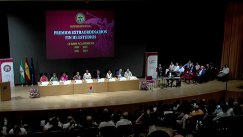 Miniatura para Acto de entrega de los Premios Extraordinarios Fin de Estudios correspondientes a los cursos académicos 2022-2023 y 2023-2024