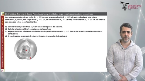 Miniatura para PROBLEMAS DE FÍSICA II - PROBLEMA 2: DISTRIBUCIÓN DE CARGA CON SIMETRÍA ESFÉRICA
