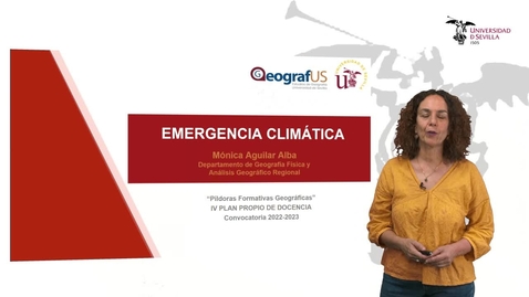 Miniatura para PÍLDORAS FORMATIVAS GEOGRÁFICAS. EMERGENCIA CLIMÁTICA