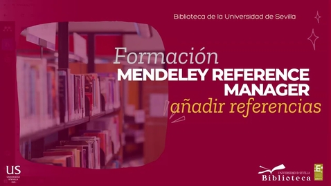 Miniatura para Mendeley Reference Manager: añadir referencias