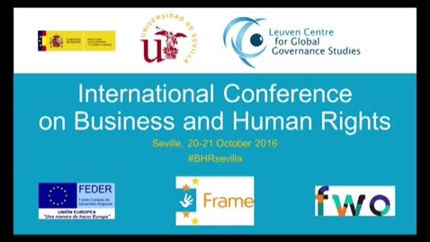Miniatura para INTERNATIONAL CONFERENCE ON BUSINESS AND HUMAN RIGHTS. TRANSPARENCIA. PARTE 4/9