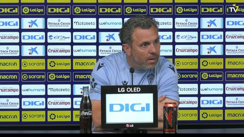 Miniatura para Rueda de prensa de Sergio en la previa del Mallorca - Cádiz (11-05-23)