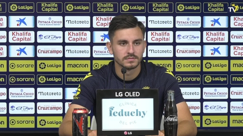 Miniatura para la entrada Rueda de prensa de Chust en la previa del Cádiz - Espanyol (05-10-22)