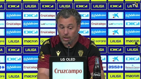 Miniatura para Sergio González: &quot;Es un partido tremendamente importante&quot;