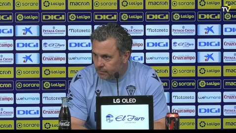 Miniatura para Rueda de prensa de Sergio en la previa del Elche - Cádiz (03-06-23)