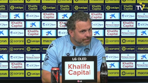 Miniatura para Rueda de prensa de Sergio en la previa del Osasuna - Cádiz (19-08-22)