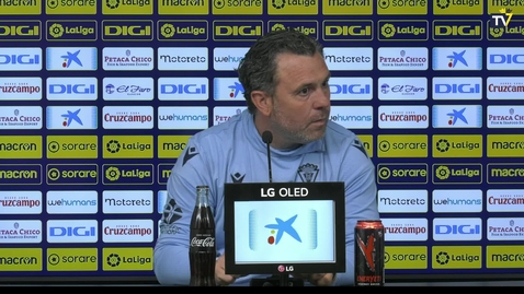 Miniatura para la entrada Rueda de prensa de Sergio González en la previa del Villarreal - Cádiz (23-05-23)