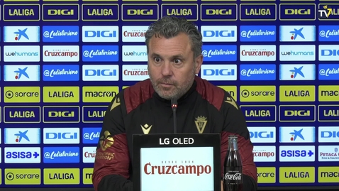 Miniatura para Sergio González: &quot;Vamos con la idea y confianza, desde el respeto al rival, de pasar la eliminatoria&quot;