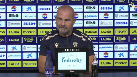 Miniatura para Paco López: &quot;Nuestro foco siempre está en el trabajo para seguir mejorando&quot;
