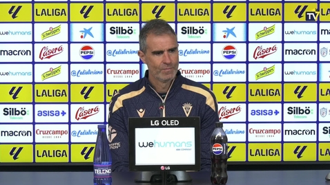 Miniatura para Gaizka Garitano: &quot;Es un partido vital&quot;