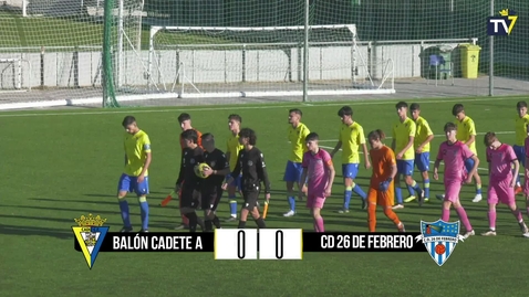 Miniatura para la entrada J19 Balón Cadete A 3-2 CD 26 de Febrero (05.02.2023)