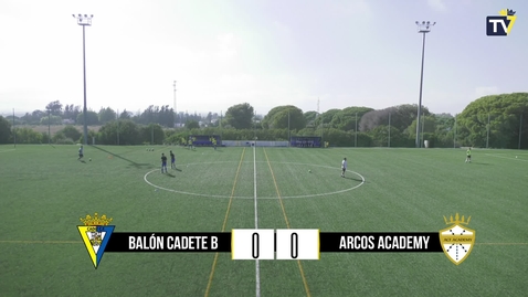 Miniatura para la entrada J6 Balón Cadete B 2-1 Arcos CF Academy (15.10.2022)