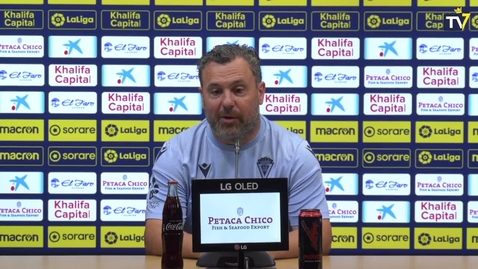 Miniatura para Rueda de prensa de Sergio en la previa del Cádiz - Athletic (27-08-22)