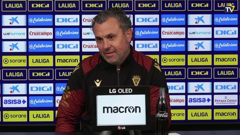 Miniatura para Sergio González: &quot;Veo al equipo muy metido y comprometido&quot;
