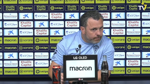 Miniatura para Rueda de prensa de Sergio González en la previa del Celta - Cádiz (01-09-22)