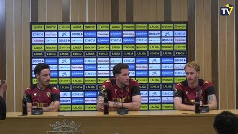 Miniatura para Comparecencia de prensa de los capitanes del Cádiz CF (08.05.2024)