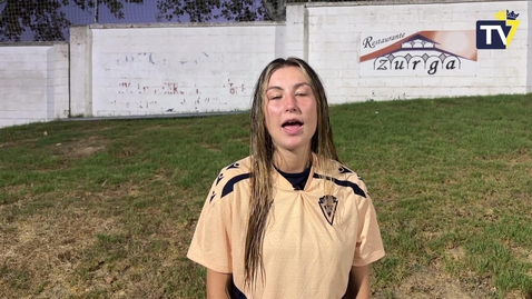 Miniatura para Candela: &quot;Muy feliz de poder entrar en los planes del primer equipo&quot; (21/08/2024)