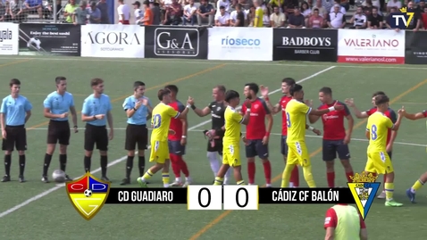 Miniatura para CD Guadiaro 0-0 Cádiz CF Balón (09.06.24)