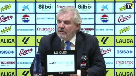Miniatura para Rueda de prensa de Manuel Vizcaíno