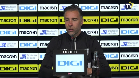 Miniatura para Alberto Cifuentes: “Estoy convencido de que mañana vamos a hacer un gran partido”
