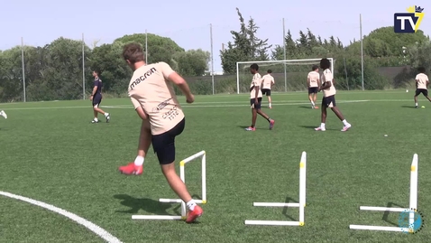 Miniatura para Last training session before the match vs Cádiz CF Juvenil C