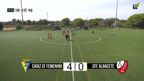Miniatura para J5 Cádiz CF Femenino 4-0 CFF Albacete