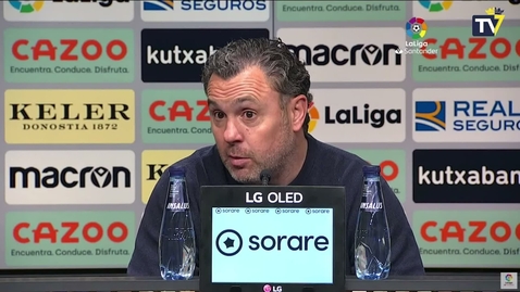Miniatura para Rueda de prensa de Sergio tras el Real Sociedad - Cádiz (03-03-23)