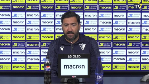 Miniatura para Juanma Cruz: “Vamos a tener que dar el máximo de nosotros para ganar el partido”