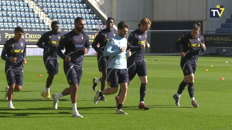 Miniatura para Día de táctica en el estadio pensando en el sábado (29-03-23)