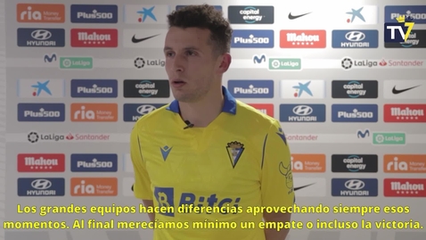 Miniatura para Idrissi: &quot;Hemos estado bien con y sin balón&quot; (11-03-22)